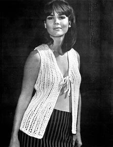 Knitted Vest Pattern | Style No. 7505