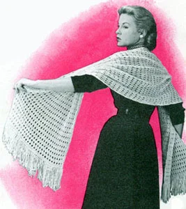 Golden Metallic Fringed Stole