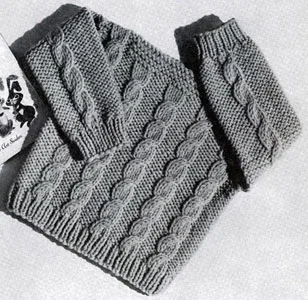 Speed Knit Pullover Pattern | Sizes 1—2 and 3 Yrs.
