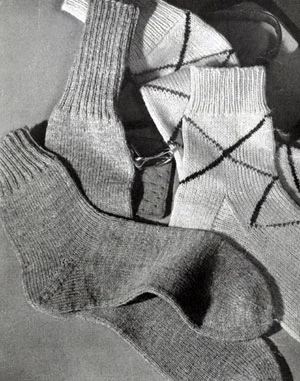 Men's Sock Pattern No. 511 | Sizes 10 to 12½ 