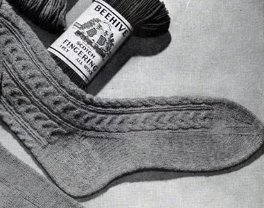 Men's Sock Pattern No. 521 | Sizes 10 to 12½