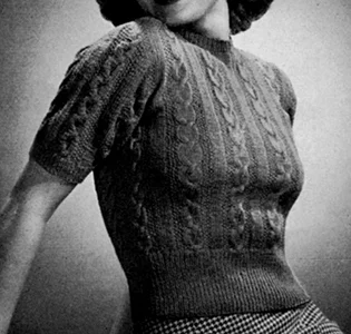 Bear Cub Twins Pullover Pattern #1156