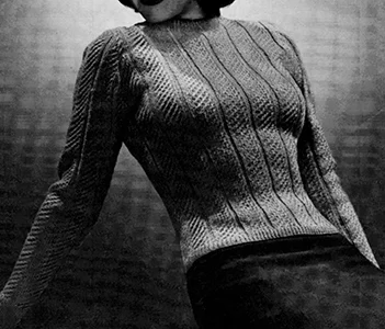Zebra Pullover Pattern #1167