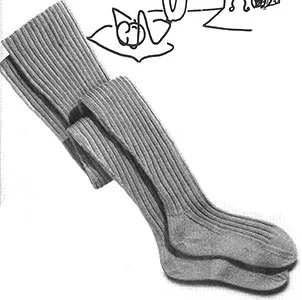 Skating or Skiing Stockings Pattern #2556