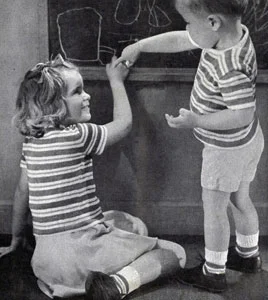 Joan and Tommy Basque Shirt and Socks Pattern #5131