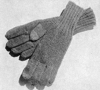 Commuter Gloves and Scarf Pattern #345