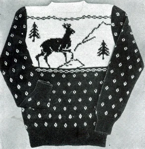 Man's Sweater Pattern #31 | Size 42
