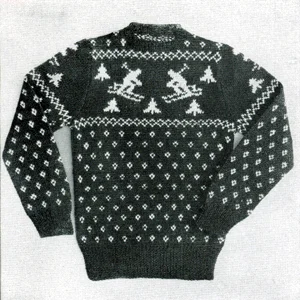 Boy's or Girl's Sweater Pattern #34 | Size 32
