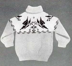 Butterfly, Butterfly Pullover Sweater Pattern