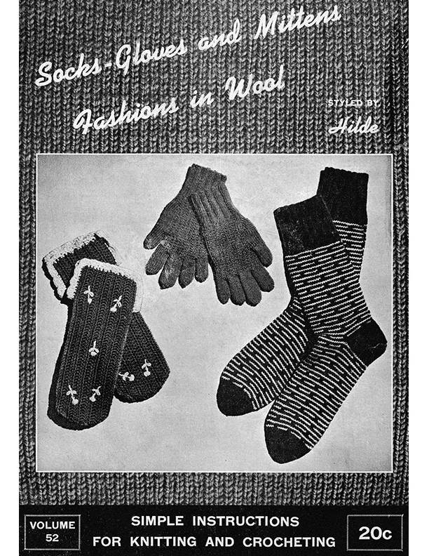 Socks - Gloves and Mittens | Fashions in Wool | Styled by Hilde Volume 52