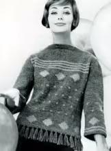 Fringed Slipover Pattern #736-11