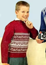 Student Leader Boat Neck Sweater Pattern