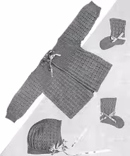 Knitted Set Pattern #723