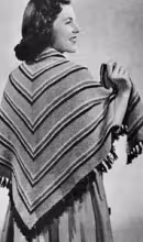 Three Corner Shawl Pattern #386