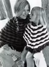 Mother-Daughter Poncho
