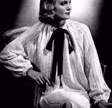 Knitted Bed Jacket Pattern #449