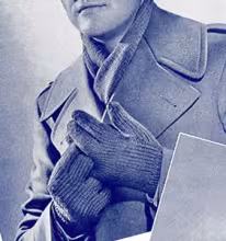 Plain Gloves and Scarf Pattern