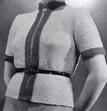 Mandarin Cardigan Pattern #1099